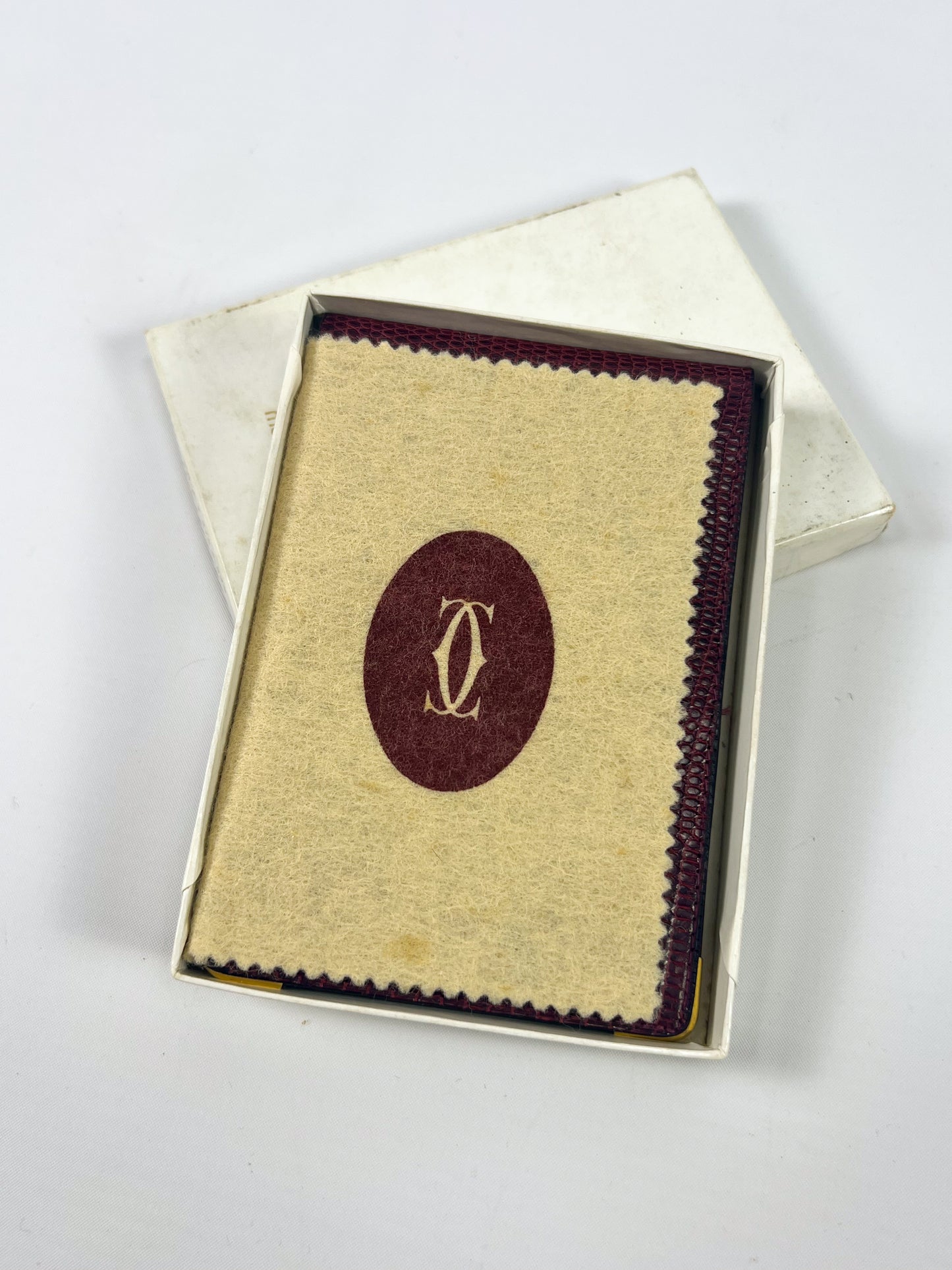 Vintage Cartier Lizard Checkbook Holder