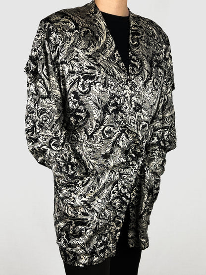 Blusa con Sciarpa Genny by Gianni Versace in Pura Seta