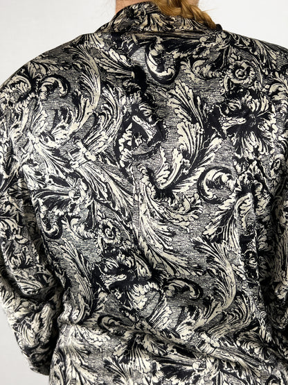 Blusa con Sciarpa Genny by Gianni Versace in Pura Seta