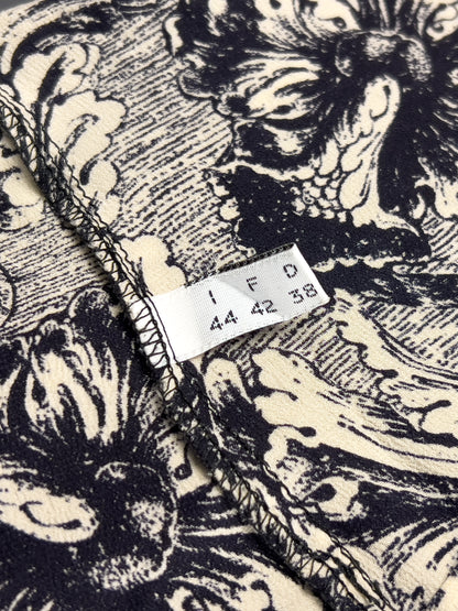 Blusa con Sciarpa Genny by Gianni Versace in Pura Seta