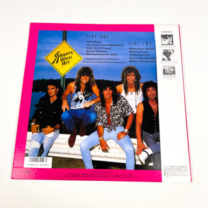 BON JOVI – Slippery When Wet 1st Japanese Edition – Mercury 28PP-1025 – 1986 (White OBI)