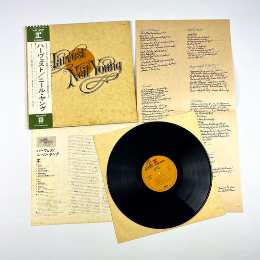 NEIL YOUNG – Harvest – 1ª Edizione Giapponese – Warner/Pioneer P-8120R (OBI ¥2.000)