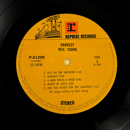 NEIL YOUNG – Harvest – 1ª Edizione Giapponese – Warner/Pioneer P-8120R (OBI ¥2.000)