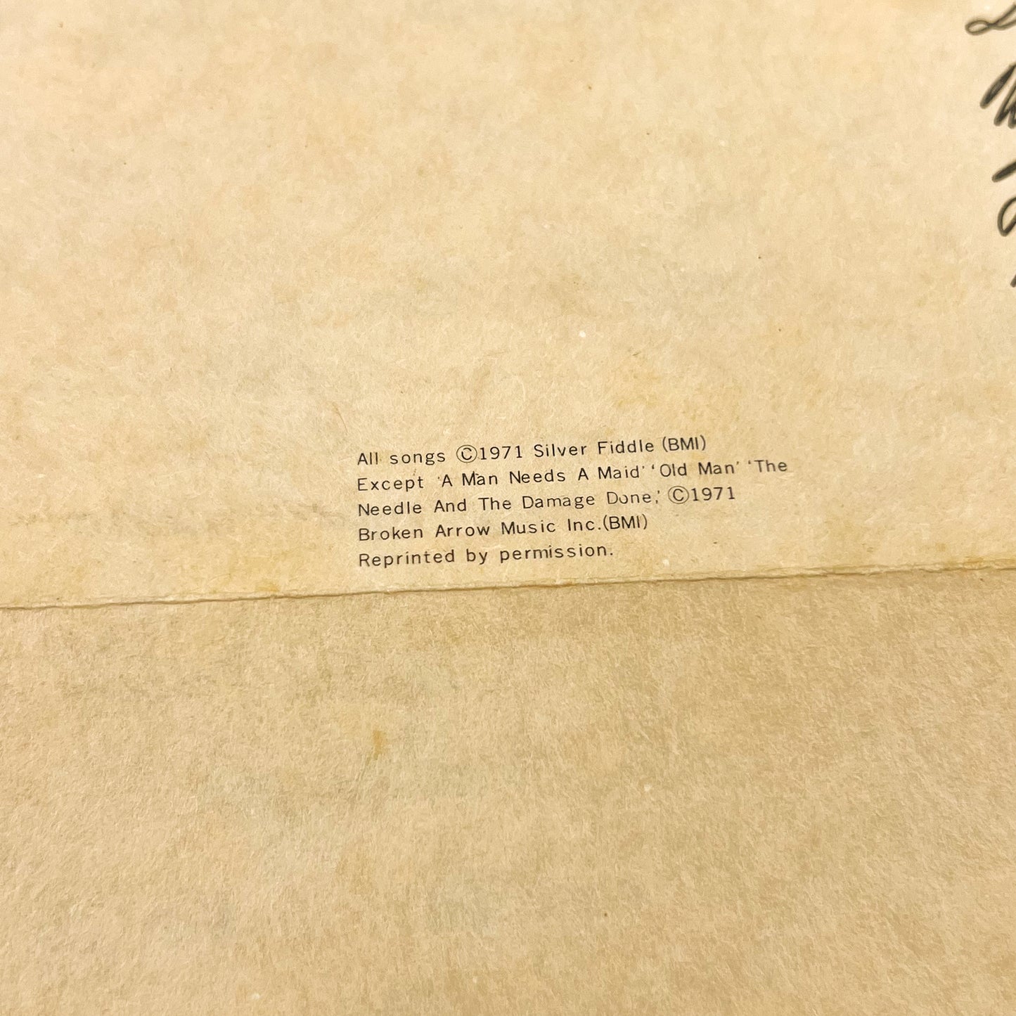 NEIL YOUNG – Harvest – 1ª Edizione Giapponese – Warner/Pioneer P-8120R (OBI ¥2.000)