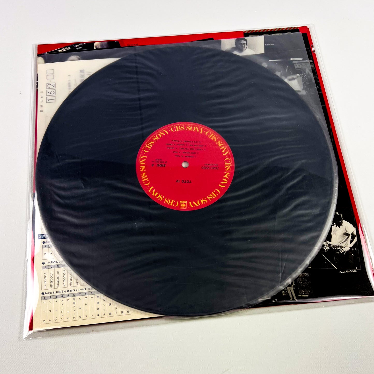 TOTO – Toto IV 1ª Edizione Giapponese – CBS/Sony 20AP 2280 1982