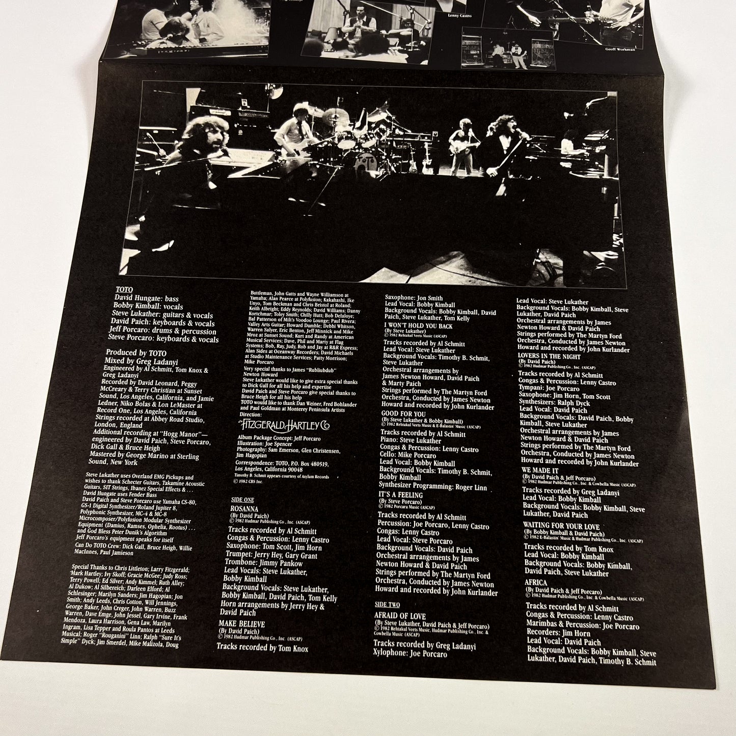 TOTO – Toto IV 1ª Edizione Giapponese – CBS/Sony 20AP 2280 1982