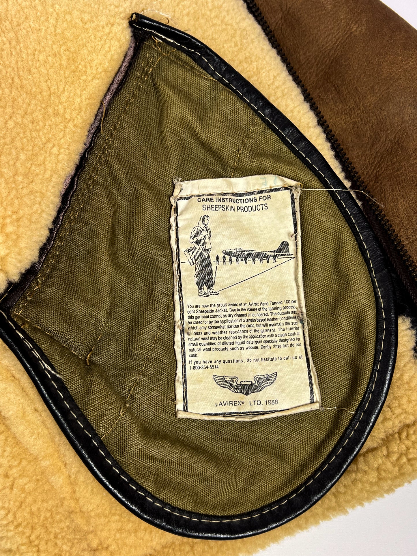 Bomber Avirex B-11 1984 Import