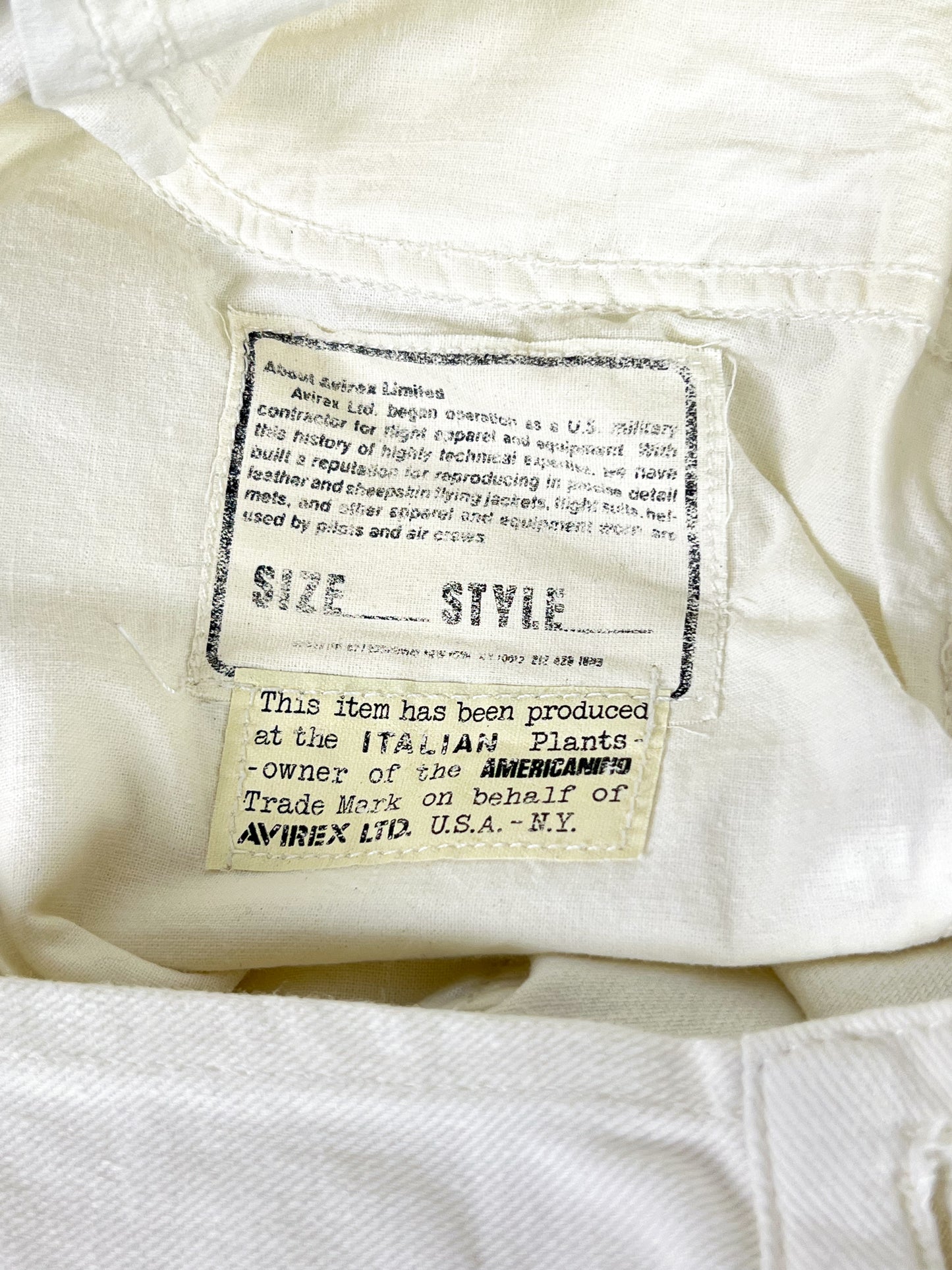 Jeans Avirex anni '80 W33