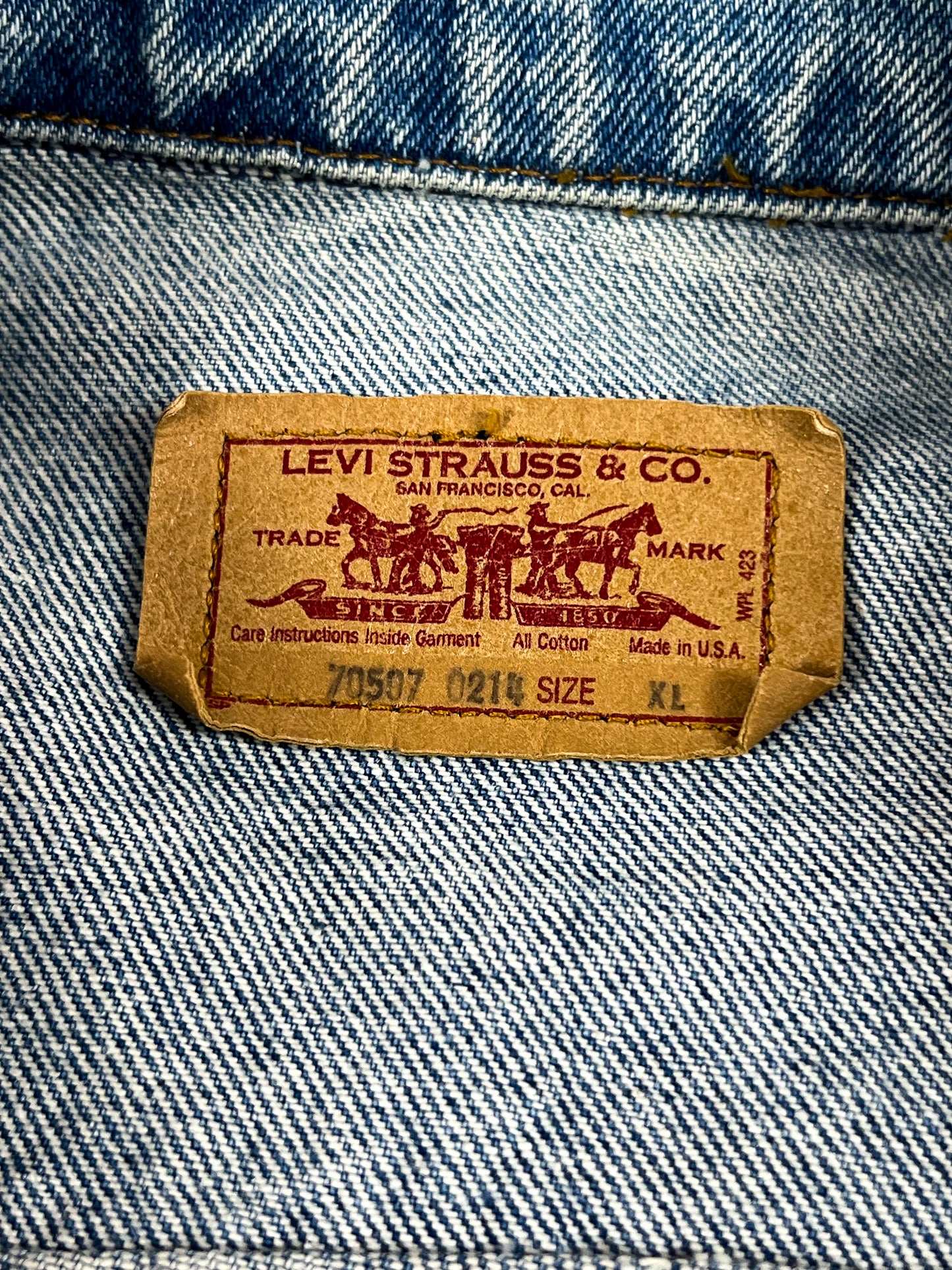 Levi’s Trucker Jacket anni ’80 Made in USA - XL