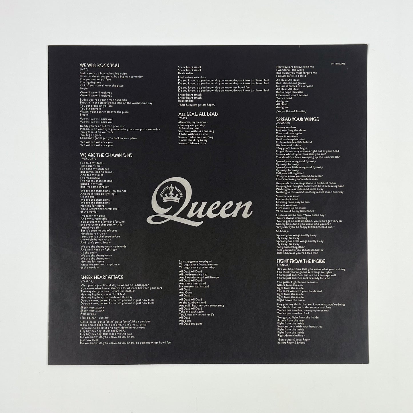 QUEEN – News Of The World Prima Stampa Giapponese P-10430E 1977 OBI PROMO