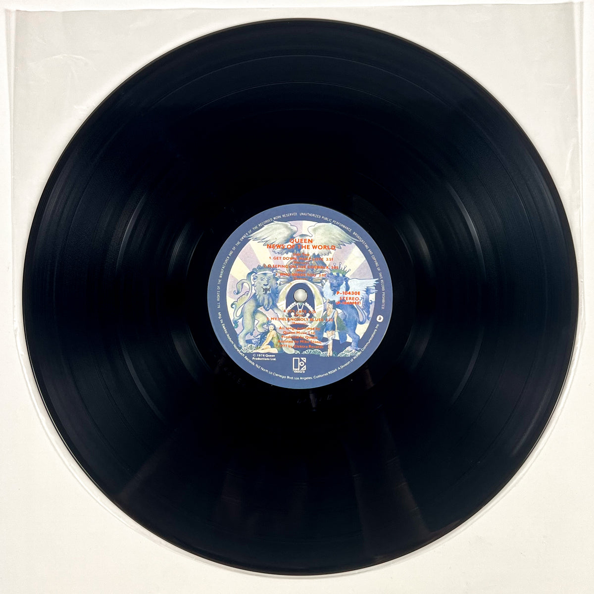 QUEEN – News Of The World Prima Stampa Giapponese P-10430E 1977 OBI PROMO