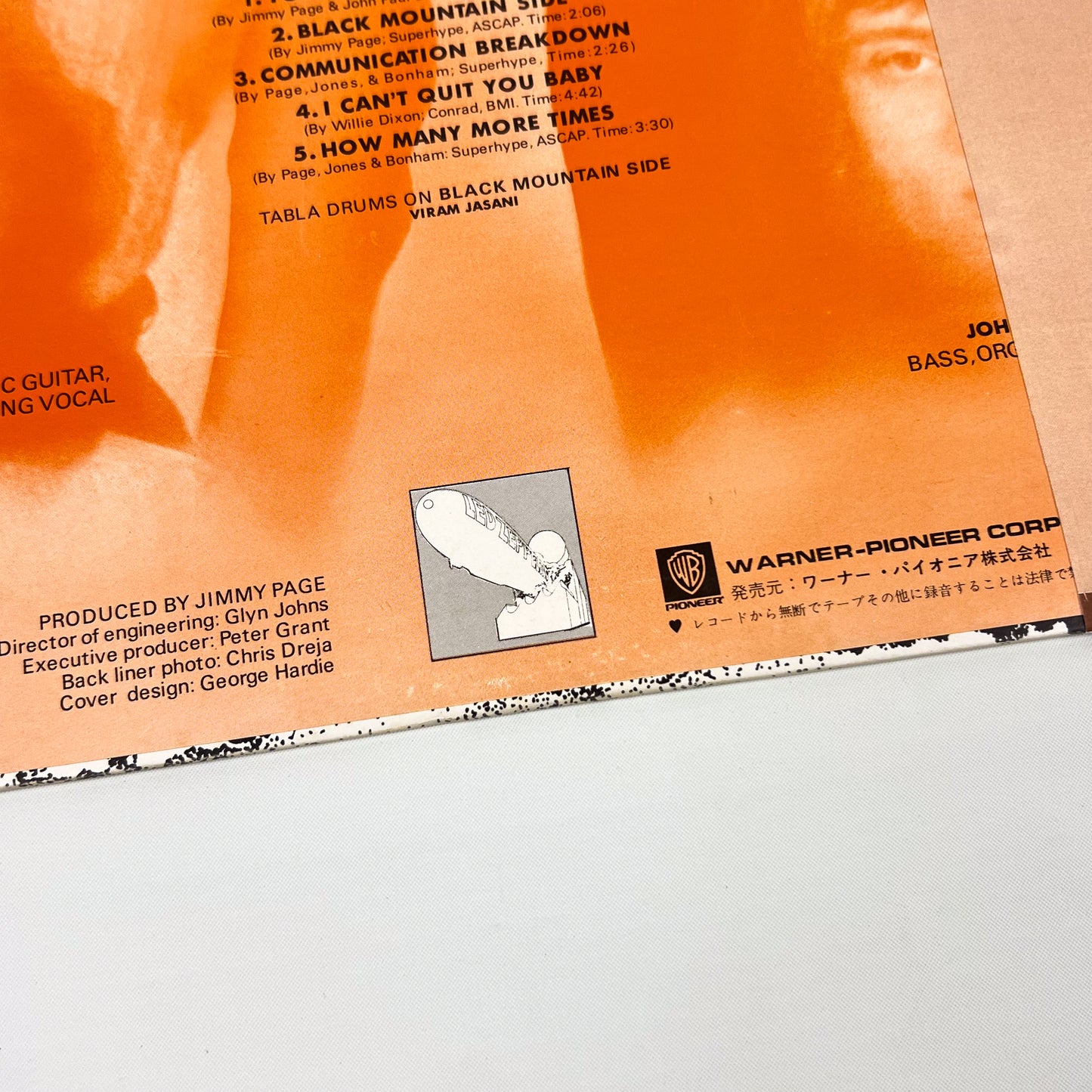 LED ZEPPELIN – Led Zeppelin I Stampa Giapponese P-10105A 1976 OBI POSTER