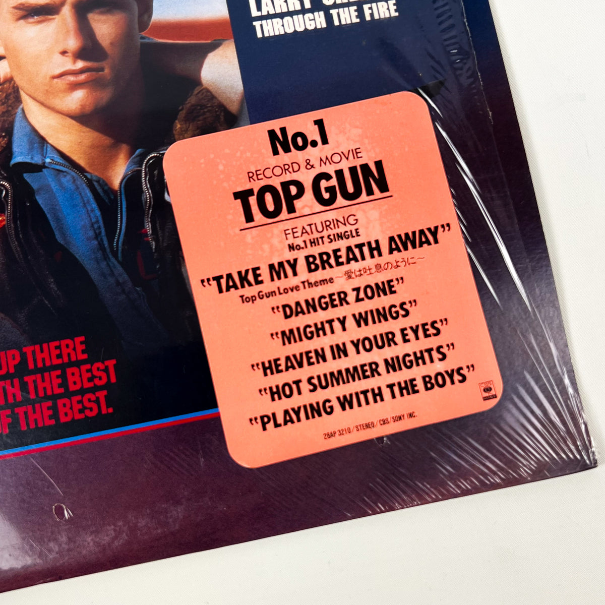 TOP GUN – OST Prima Stampa Giapponese 28AP 3210 1986 OBI SHRINK