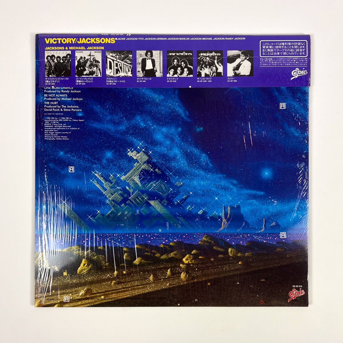 THE JACKSONS – Victory Prima Stampa Giapponese 28-3P-511 1984 OBI SHRINK