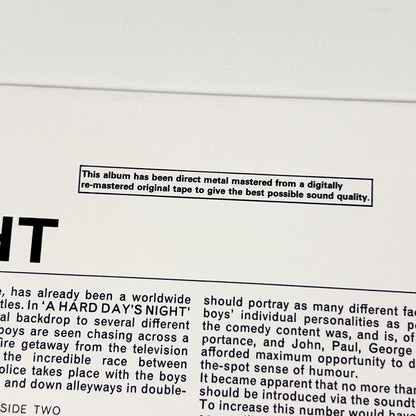 THE BEATLES – A Hard Day’s Night  Edizione Giapponese 30th Anniversary TOJP-7073 1992 OBI MONO LTD EDITION HIFI