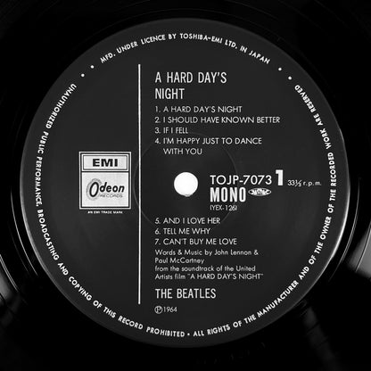THE BEATLES – A Hard Day’s Night  Edizione Giapponese 30th Anniversary TOJP-7073 1992 OBI MONO LTD EDITION HIFI