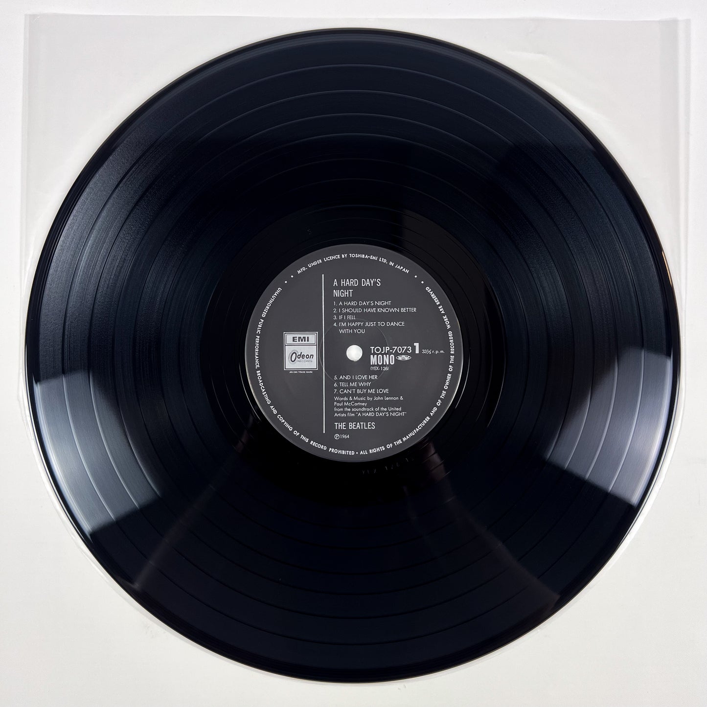 THE BEATLES – A Hard Day’s Night  Edizione Giapponese 30th Anniversary TOJP-7073 1992 OBI MONO LTD EDITION HIFI