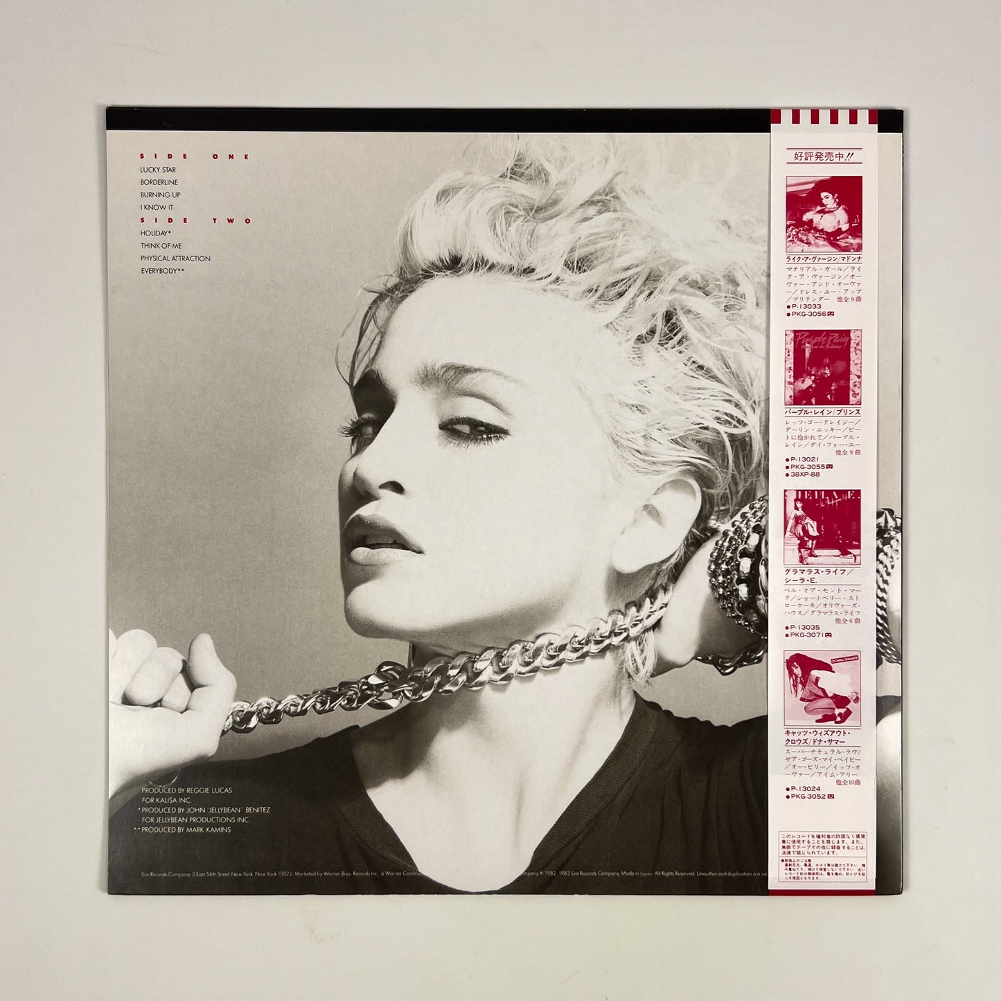 MADONNA - Burning Up (バーニング・アップ) Première impression japonaise P-11394 1983 OBI
