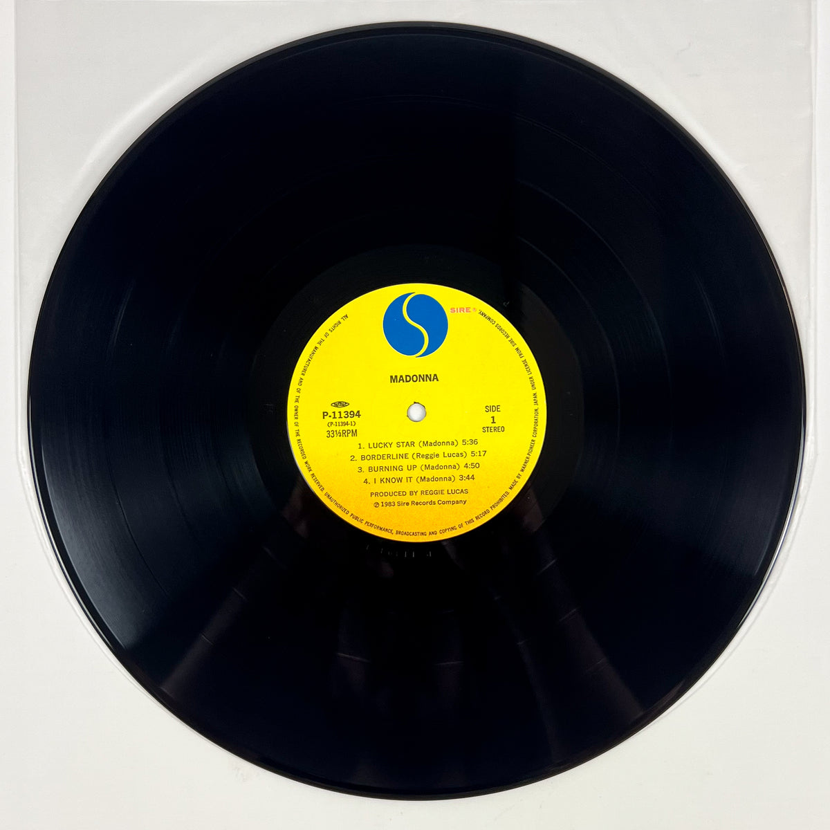 MADONNA - Burning Up (バーニング・アップ) Première impression japonaise P-11394 1983 OBI