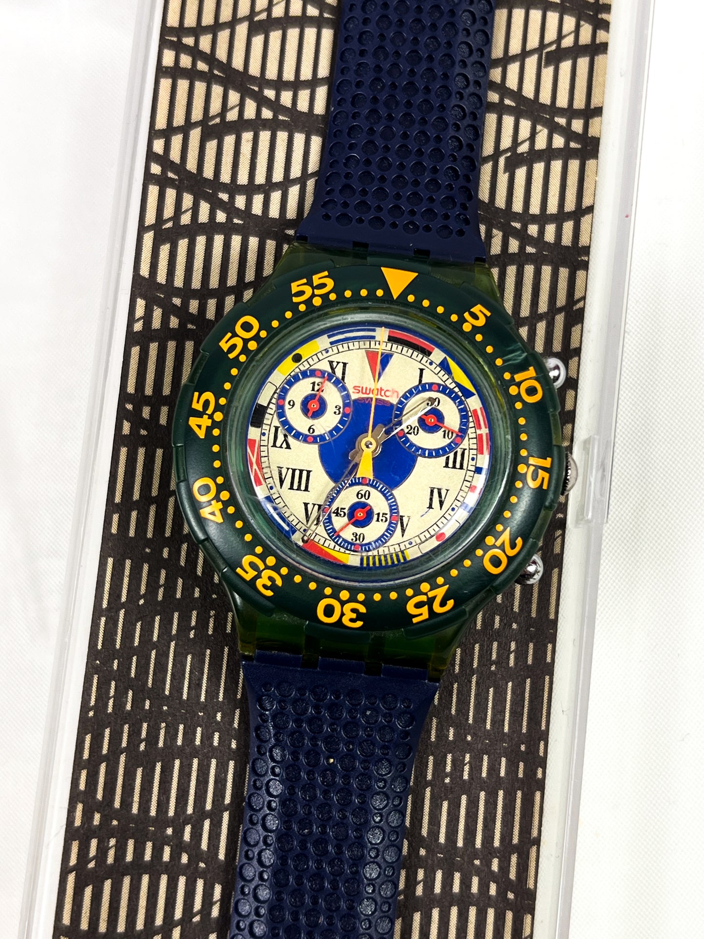 Swatch Aqua Chrono "Big Blue" SBN101 1994