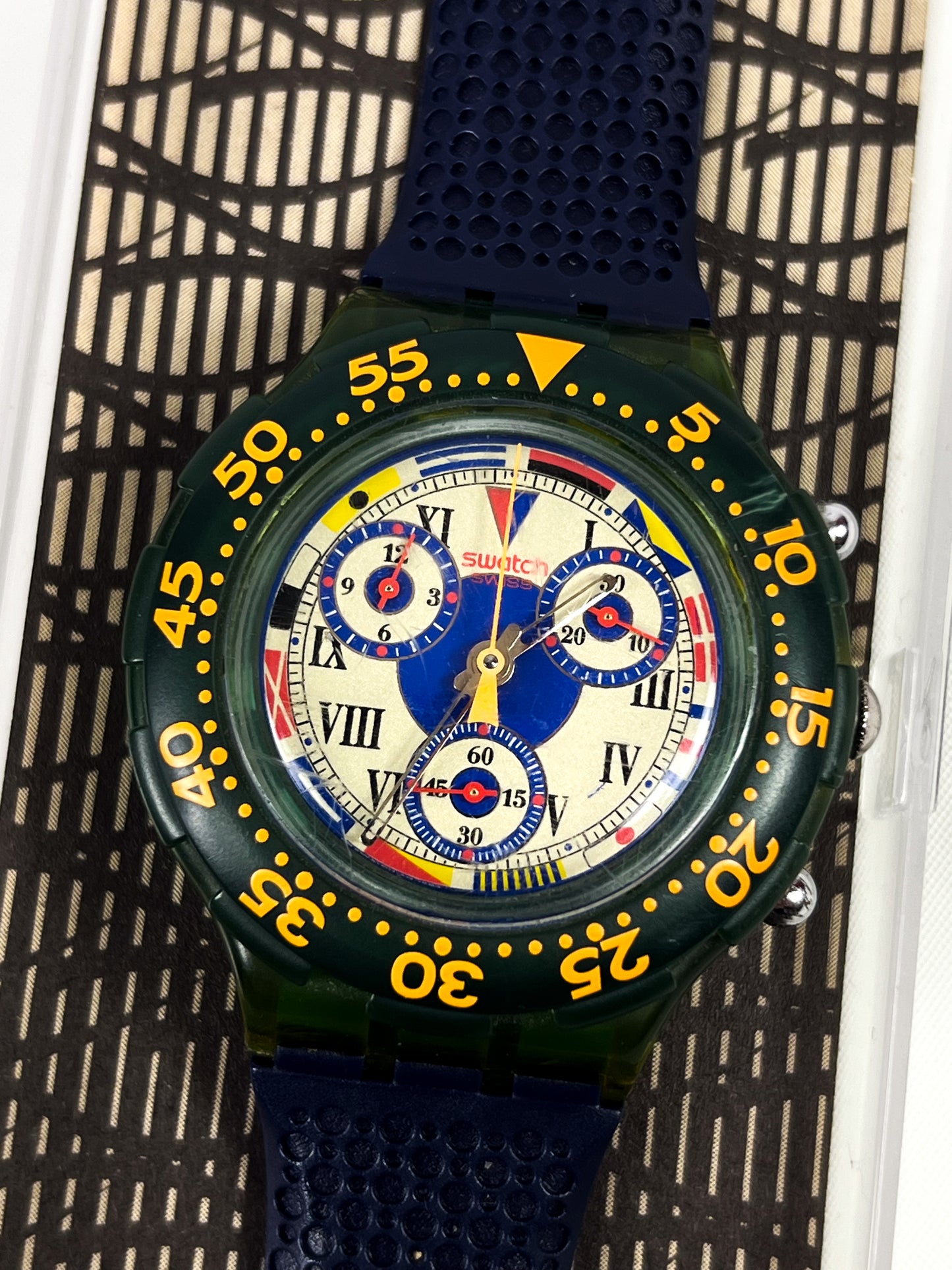 Swatch Aqua Chrono "Big Blue" SBN101 1994