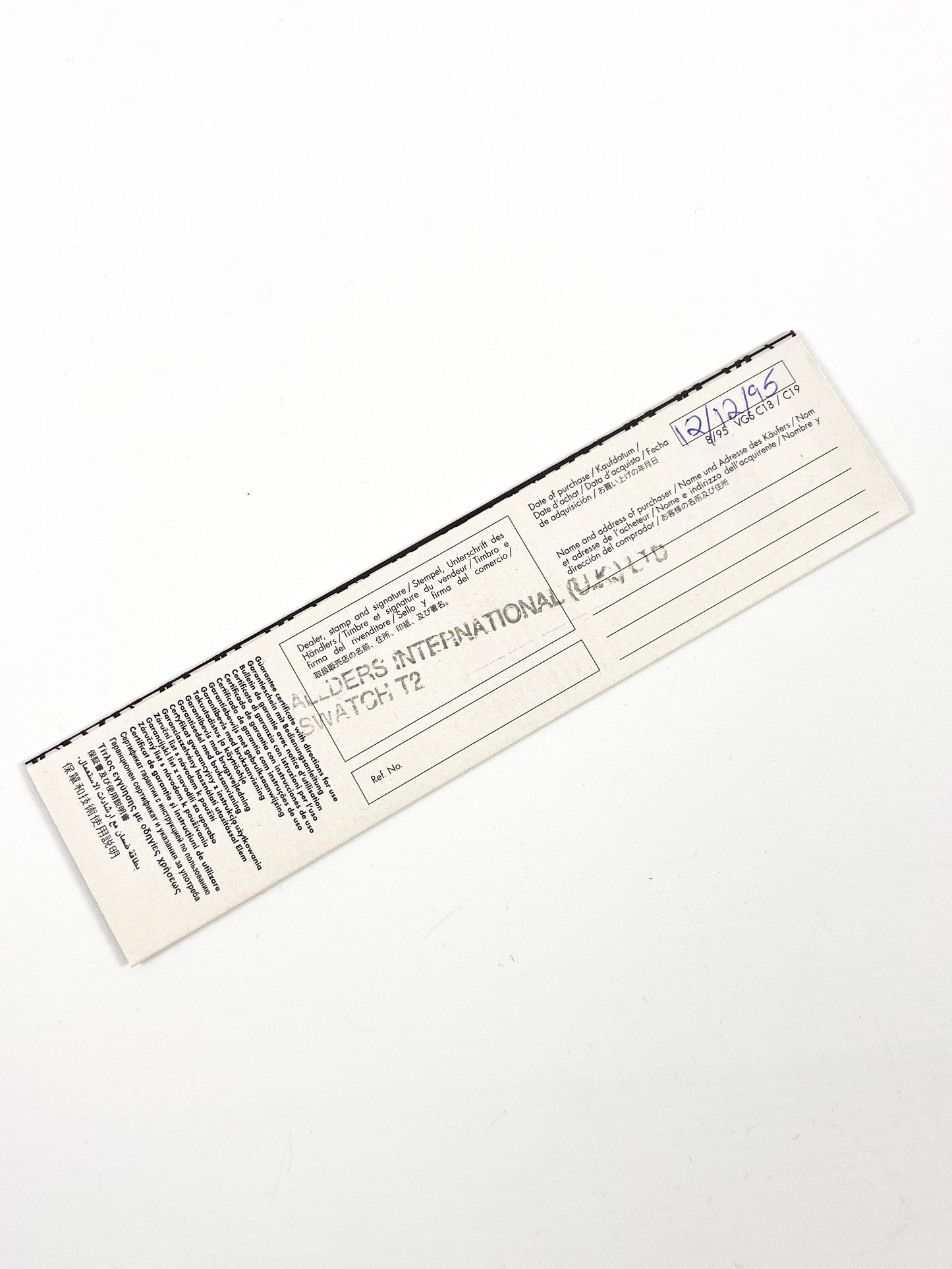 Swatch Aqua Chrono "Big Blue" SBN101 1994