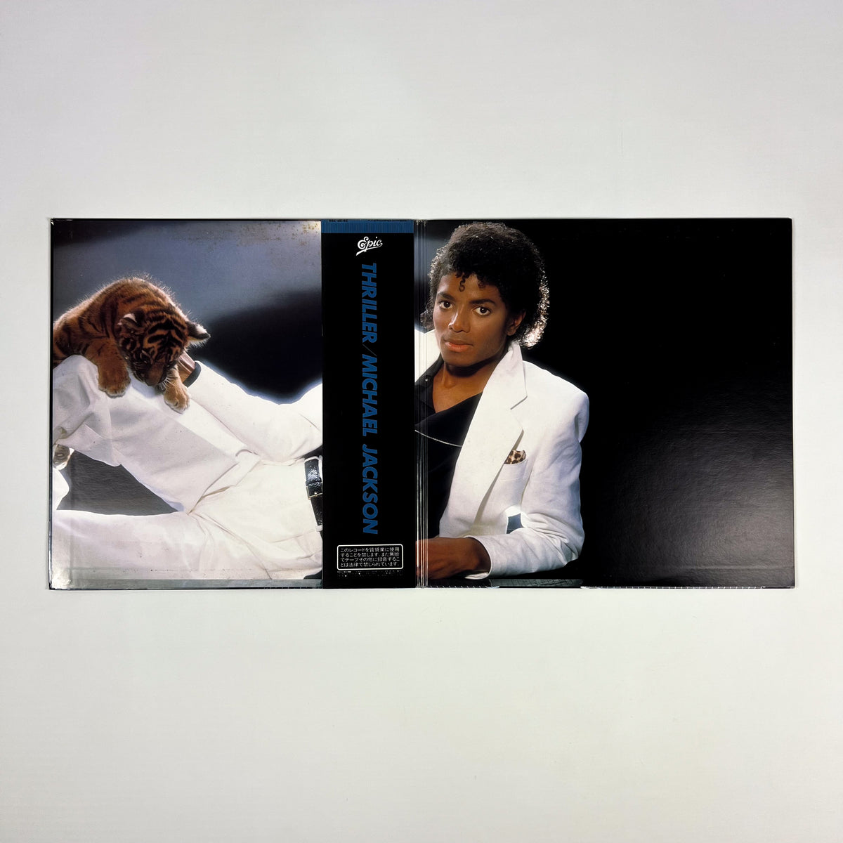 MICHAEL JACKSON – Thriller Japanese First Press 25 3P-399 1982 OBI POSTER