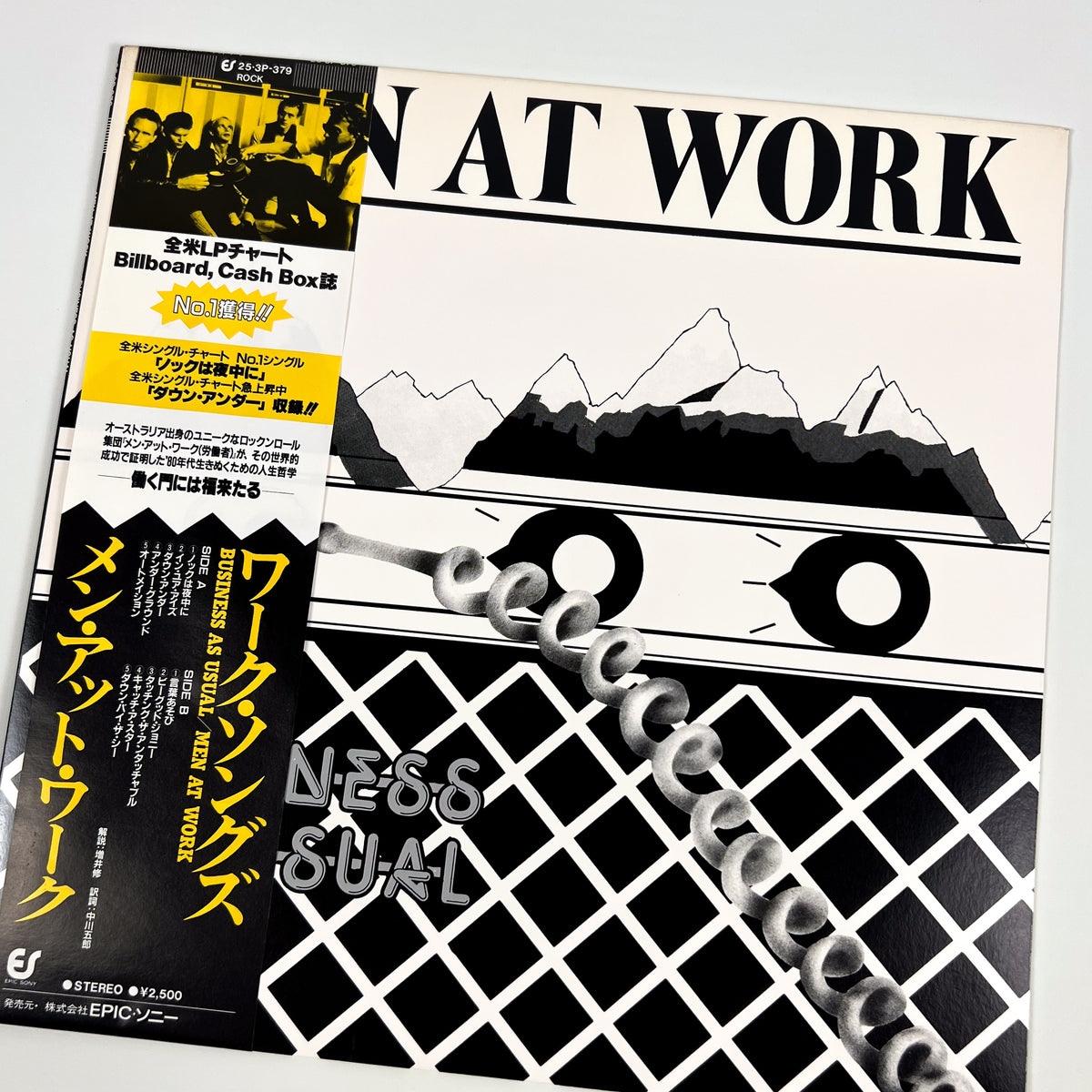 MEN AT WORK – Business As Usual Prima Stampa Giapponese 25·3P-379 1982 OBI