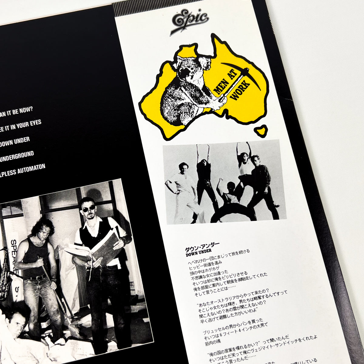 MEN AT WORK – Business As Usual Prima Stampa Giapponese 25·3P-379 1982 OBI