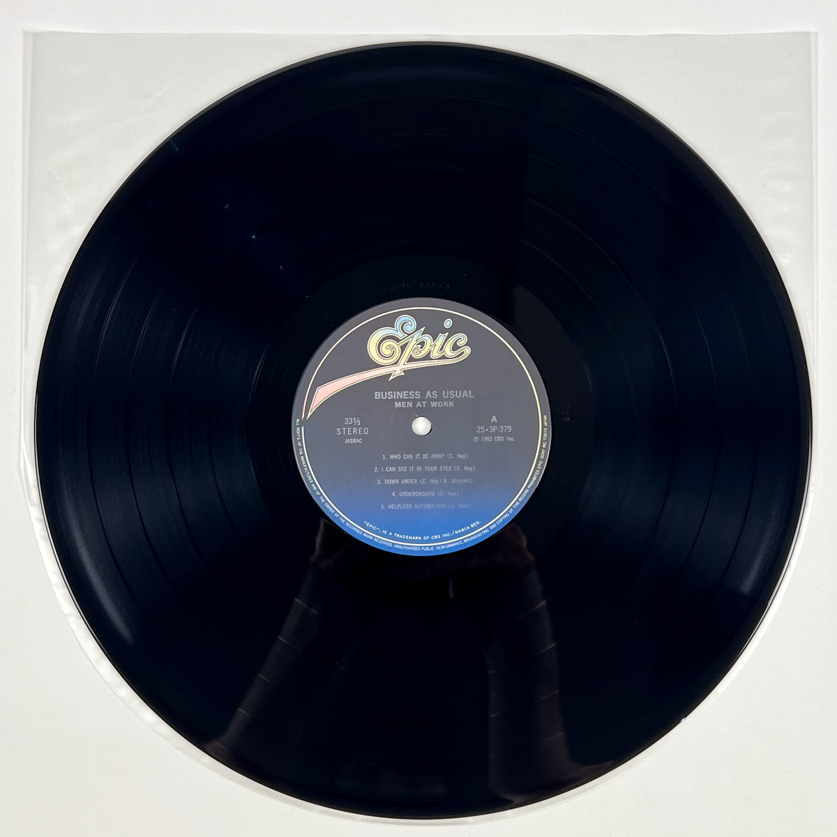 MEN AT WORK – Business As Usual Prima Stampa Giapponese 25·3P-379 1982 OBI