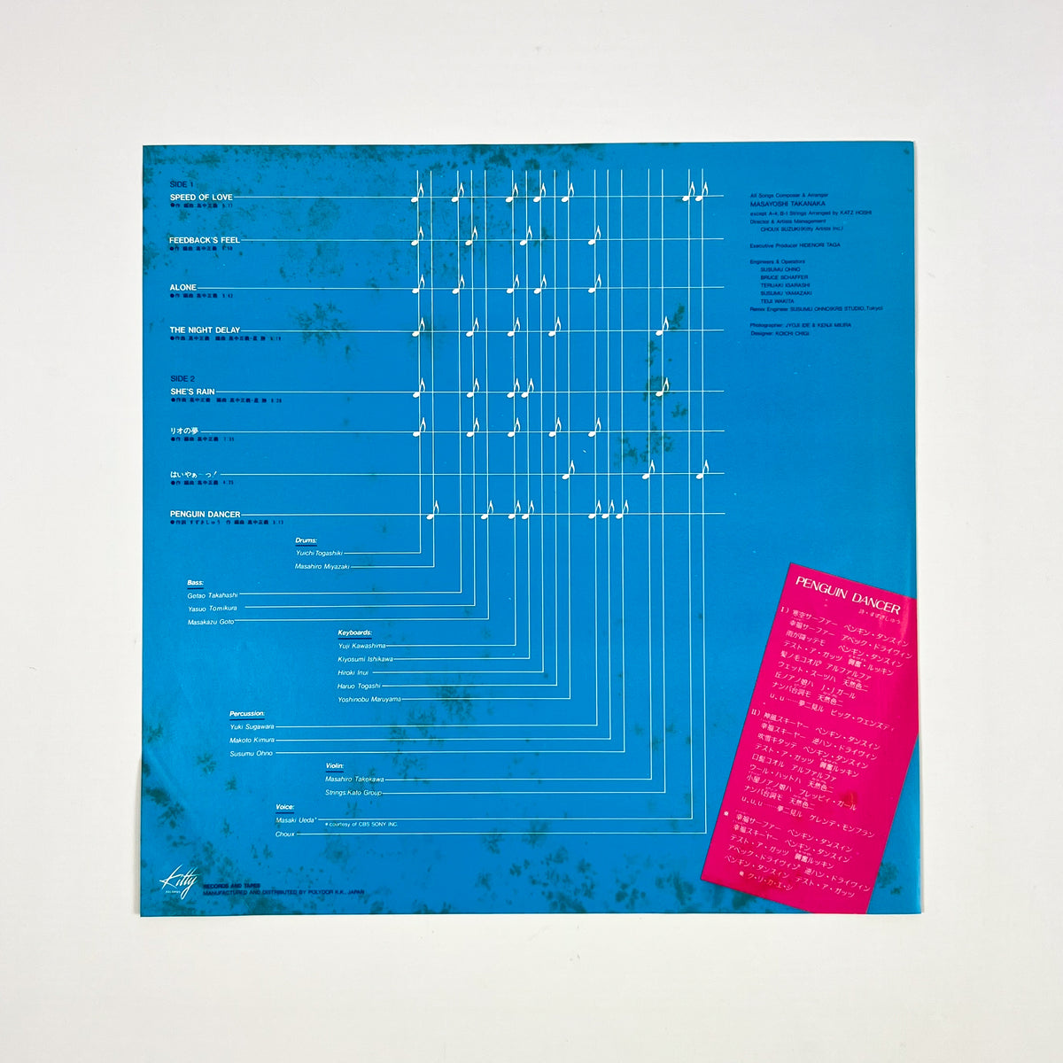 MASAYOSHI TAKANAKA – Alone Prima Stampa Giapponese 28MK0025 1981 OBI Flexi Disc