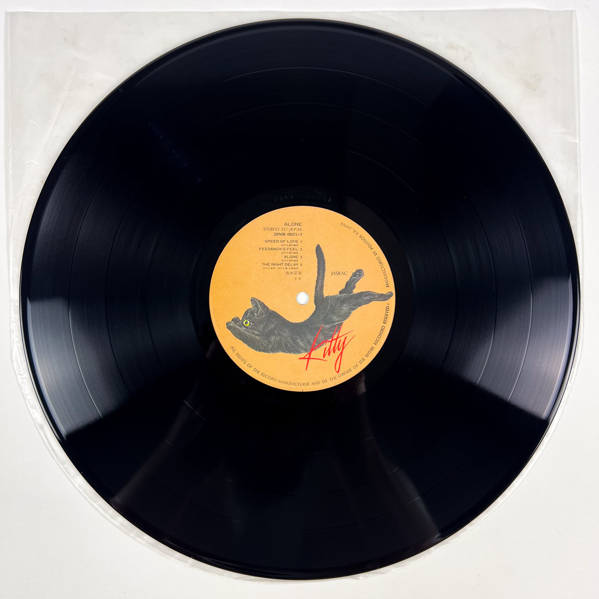 MASAYOSHI TAKANAKA – Alone Prima Stampa Giapponese 28MK0025 1981 OBI Flexi Disc