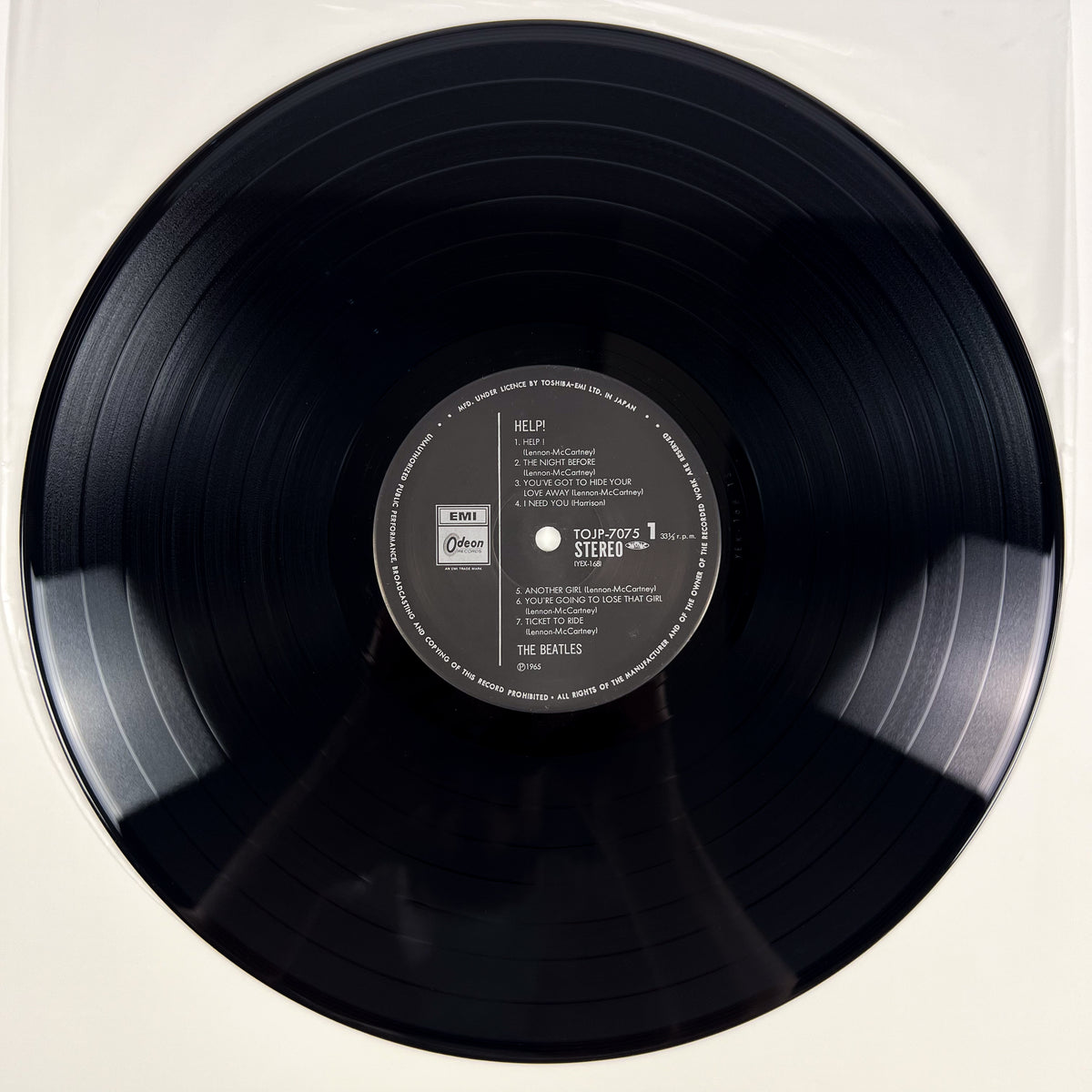 THE BEATLES – Help! Edizione Giapponese 30th Anniversary TOJP-7075 1992 OBI LTD EDITION HIFI