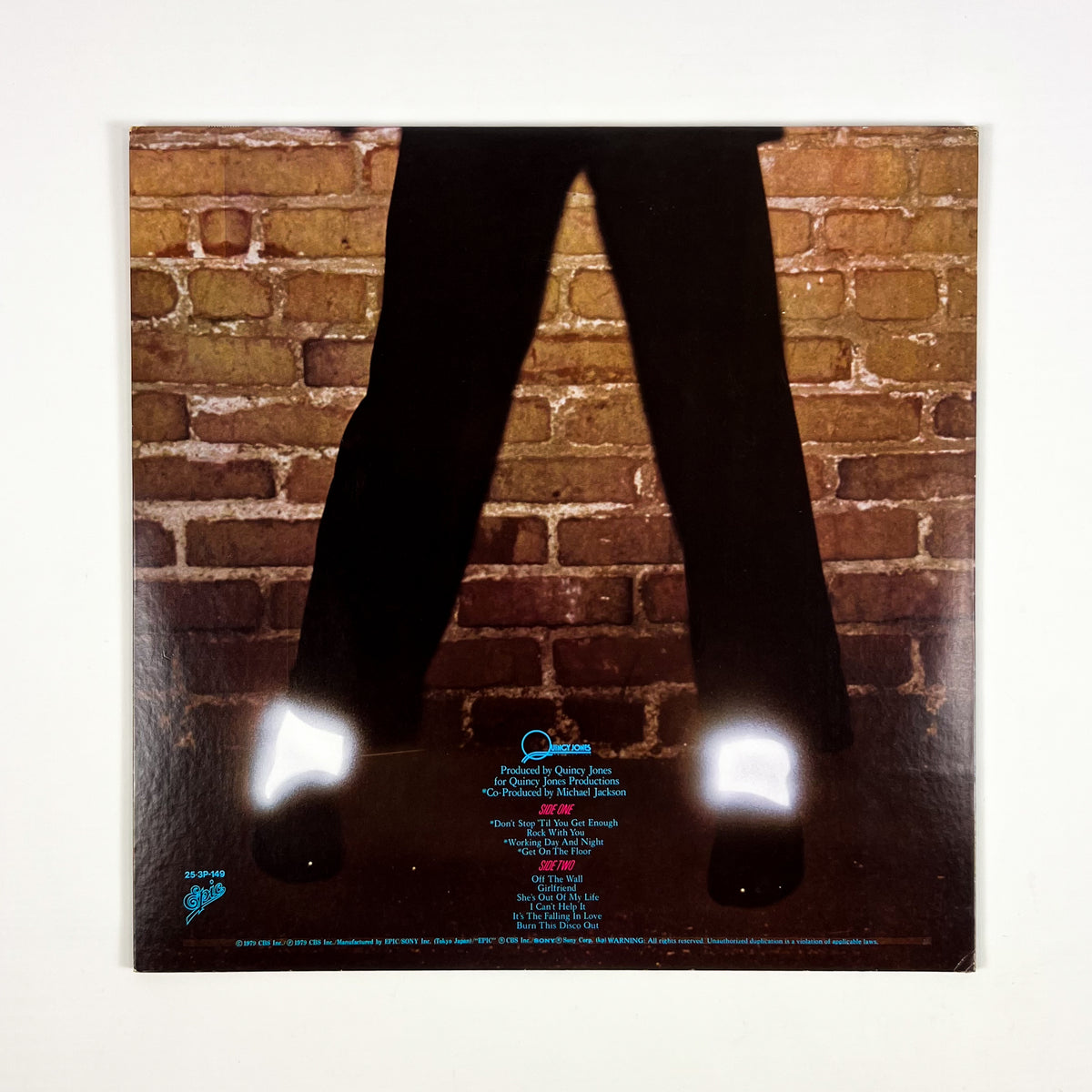 MICHAEL JACKSON – Off The Wall First Japanese Pressing 25-3P-149 1979 PINK OBI GATEFOLD