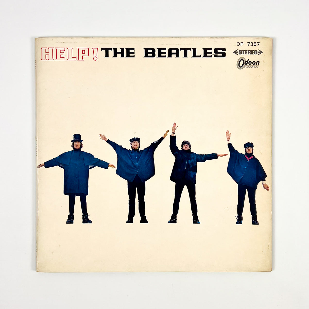THE BEATLES – Help! Japanische Erstpressung OP-7387 1965 Rotes Vinyl