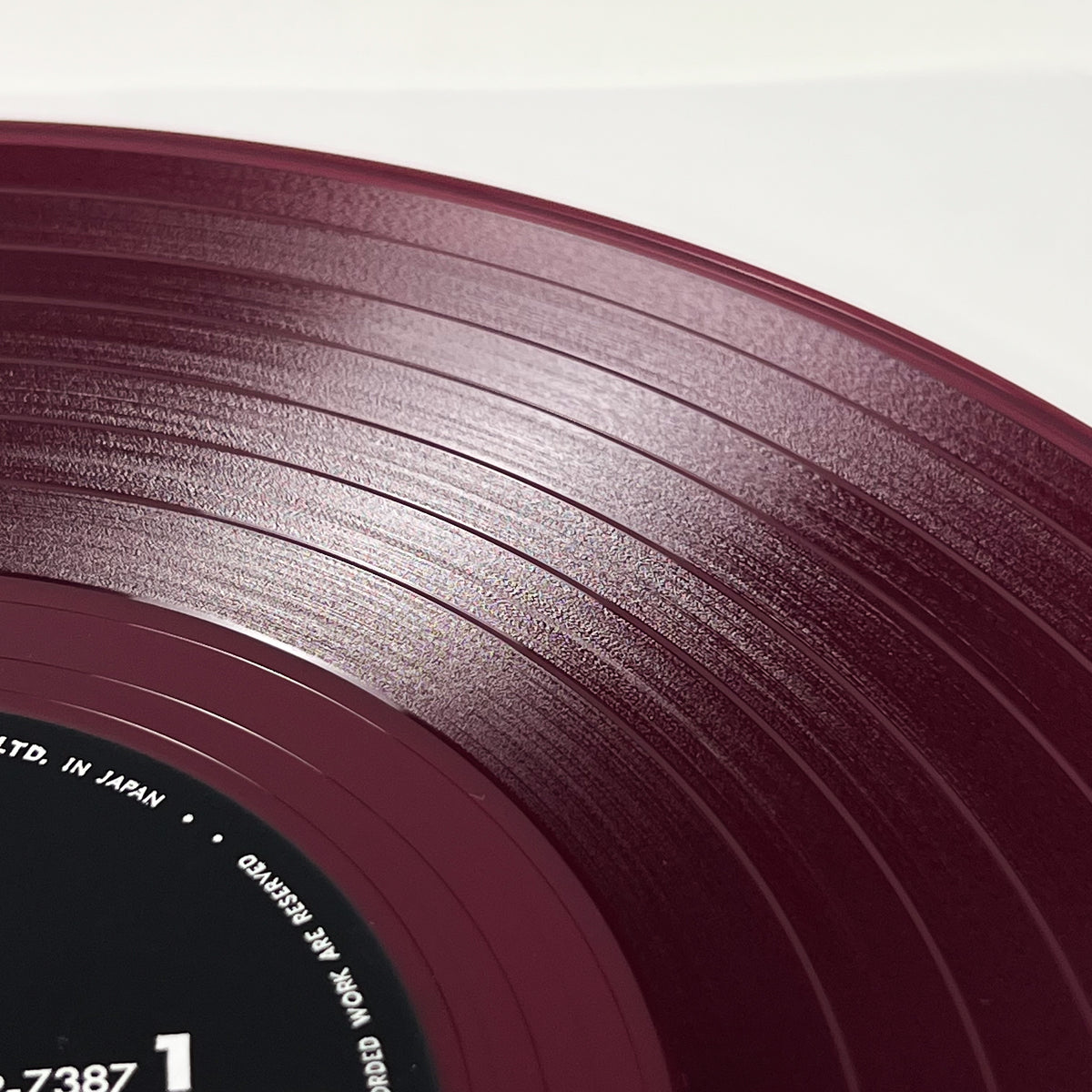 THE BEATLES – Help! Japanische Erstpressung OP-7387 1965 Rotes Vinyl