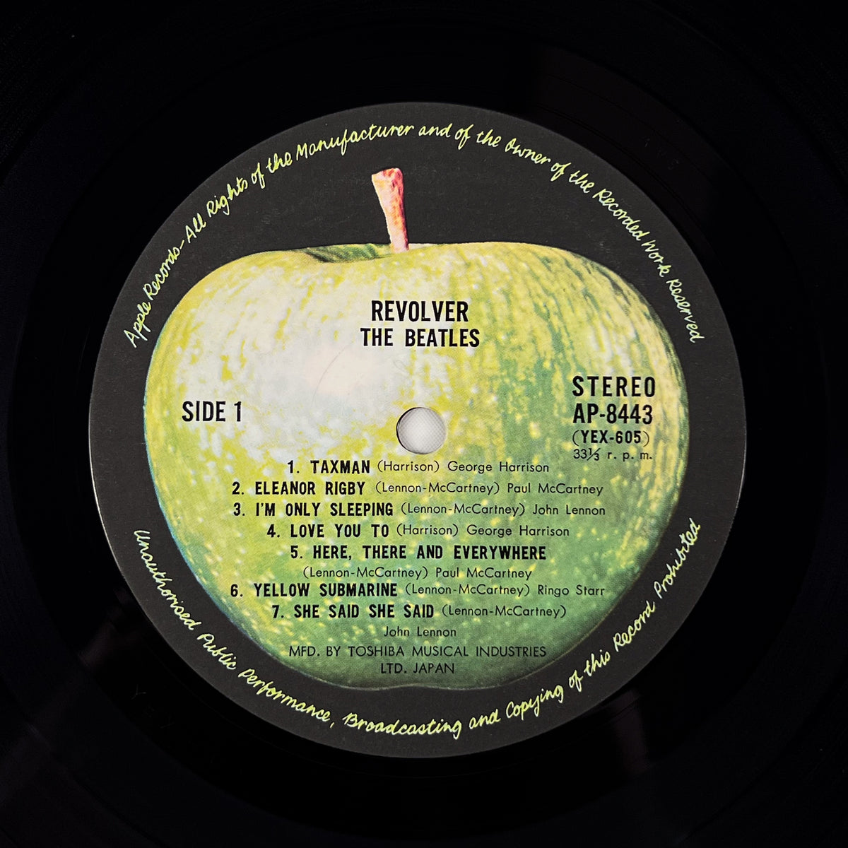 THE BEATLES – Revolver Stampa Giapponese AP-8443 1969 OBI