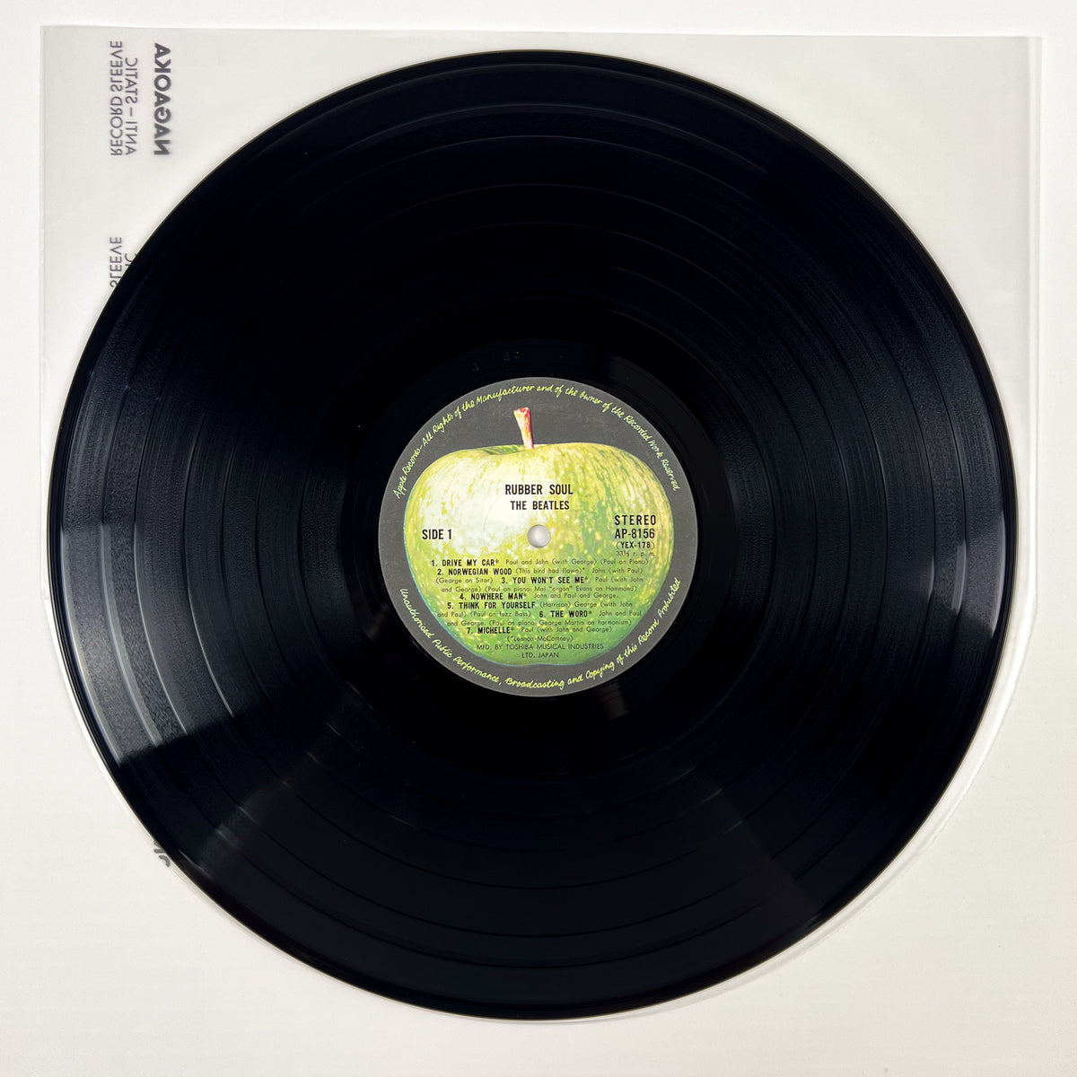 THE BEATLES – Rubber Soul Stampa Giapponese AP-8156 1970 OBI