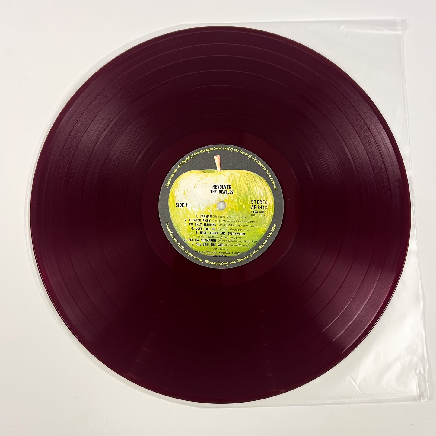 THE BEATLES – Revolver - Stampa Giapponese “Red Wine” – Apple Records AP-8443 1969