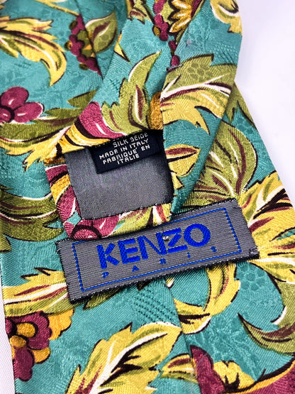 Cravatta vintage Kenzo florale