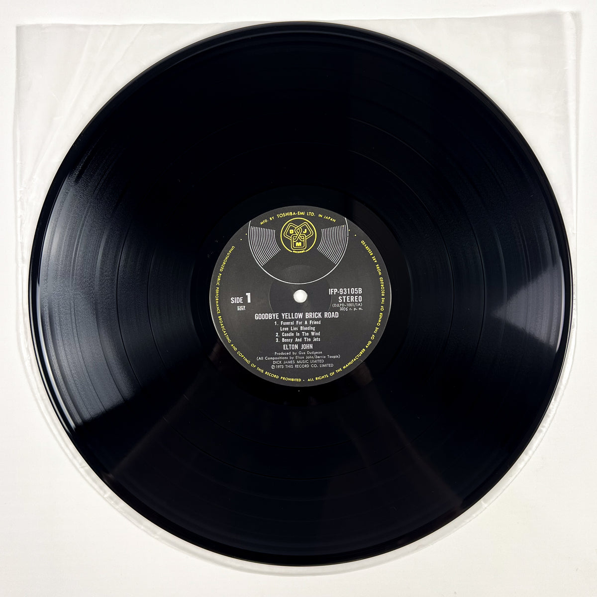 ELTON JOHN – Goodbye Yellow Brick Road Japanese Pressing IFP-93105B 1974 OBI 2LP