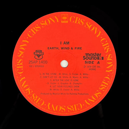 EARTH, WIND & FIRE – I Am First Japanese Pressing Master Sound 25AP 1400 1979 OBI