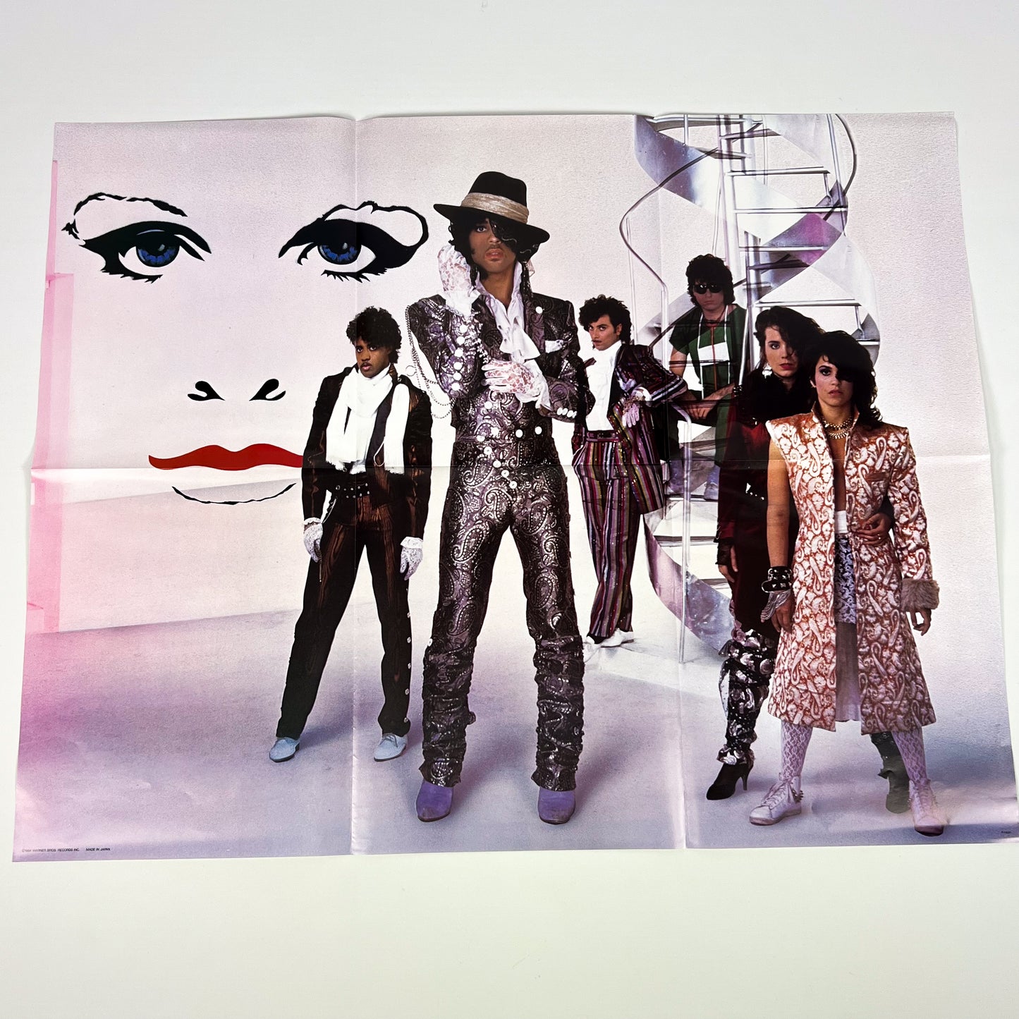 PRINCE AND THE REVOLUTION – Purple Rain 1ª Edizione Giapponese – Warner/Pioneer P-13021 1984 POSTER