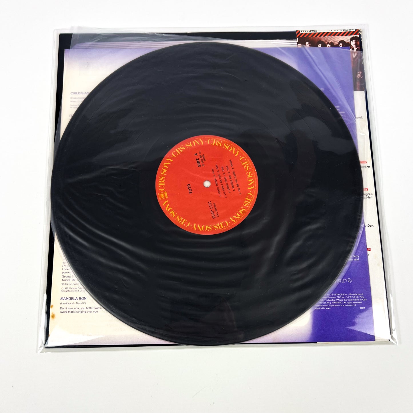 TOTO – Toto 1ª Edizione Giapponese – CBS/Sony 25AP-1151 1978