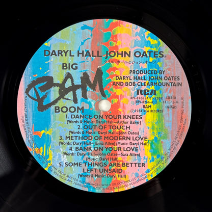 DARYL HALL & JOHN OATES – Big Bam Boom First Japanese Pressing RPL-8266 1984 OBI Translucent