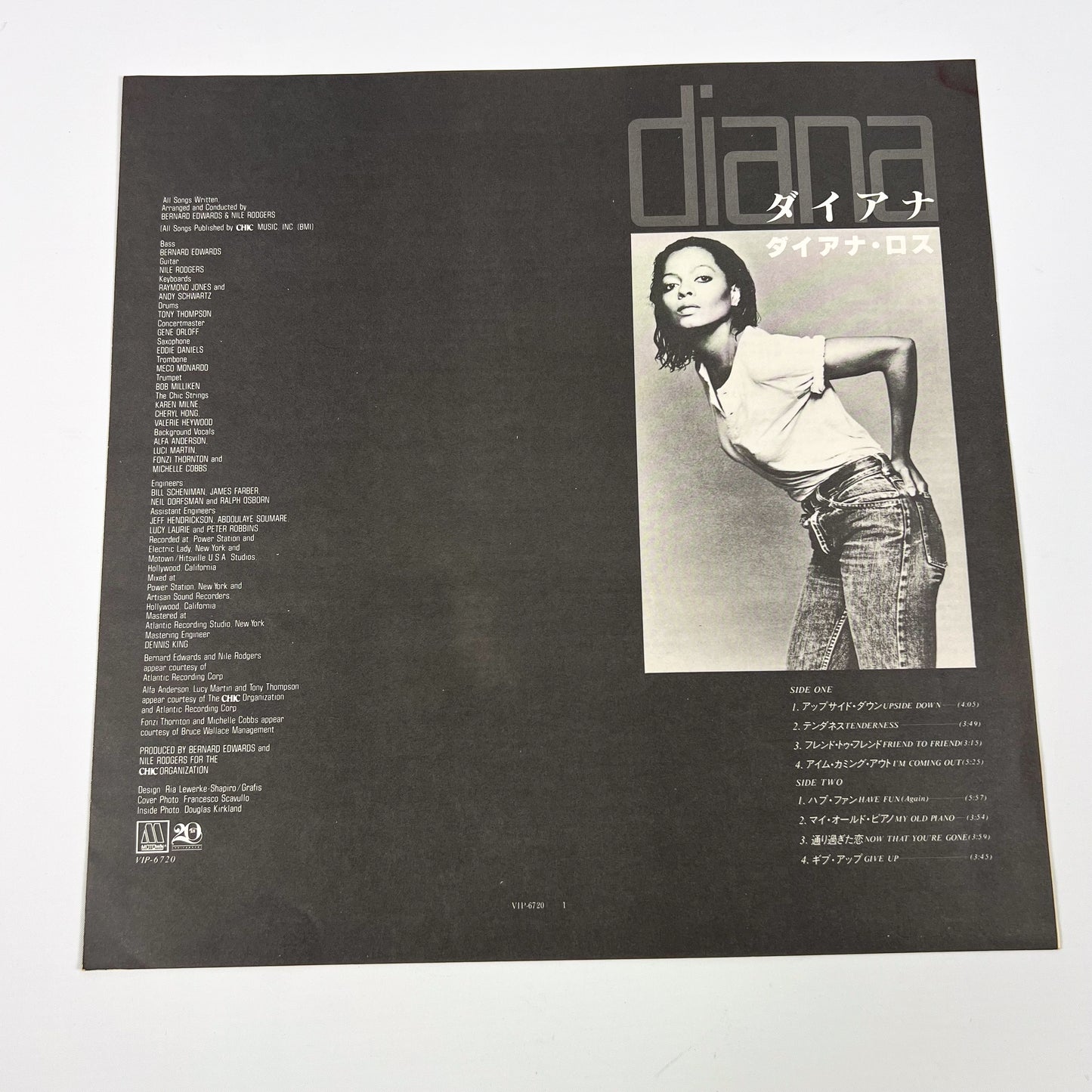 DIANA ROSS – Diana 1ª Edizione Giapponese – Motown VIP-6720 1980