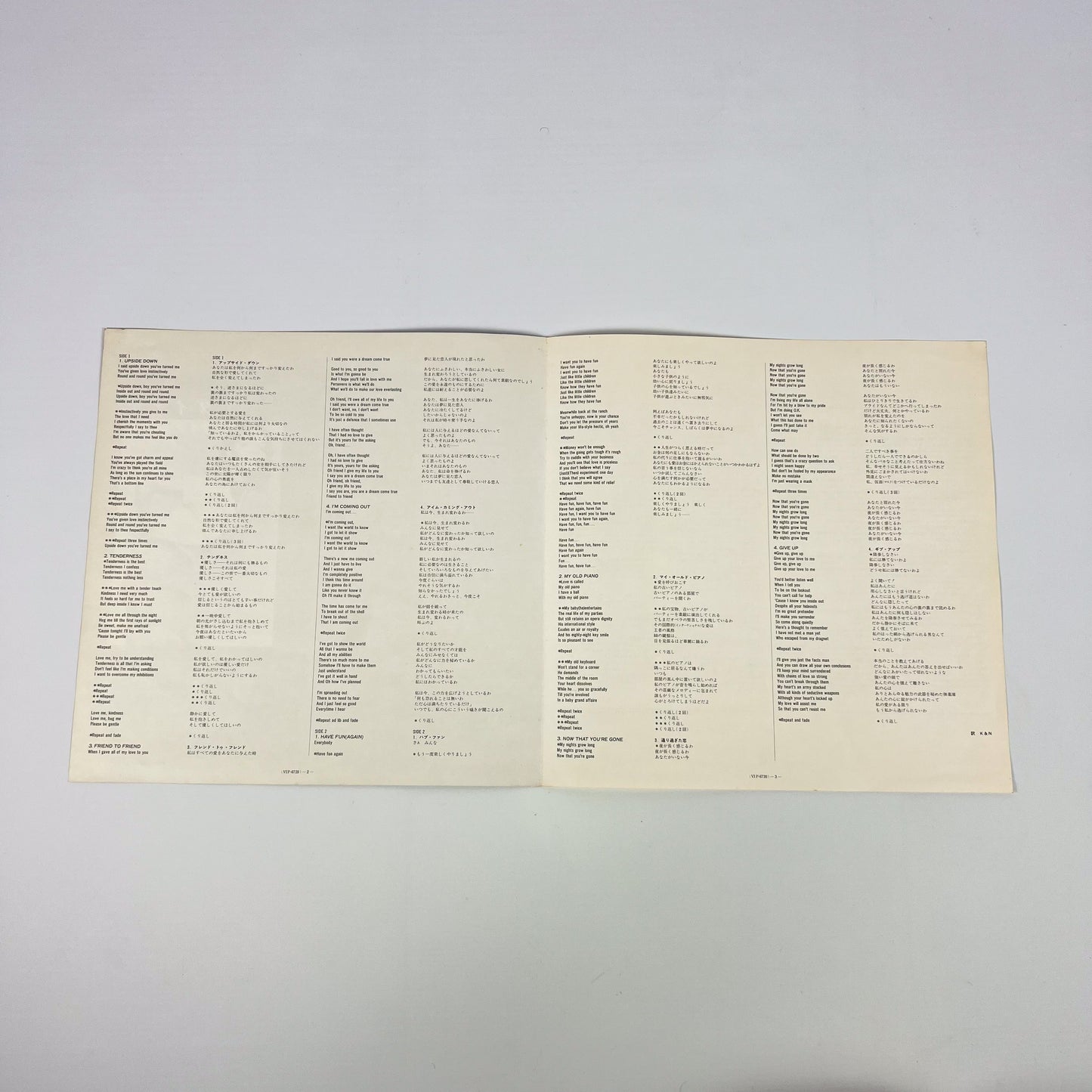 DIANA ROSS – Diana 1ª Edizione Giapponese – Motown VIP-6720 1980