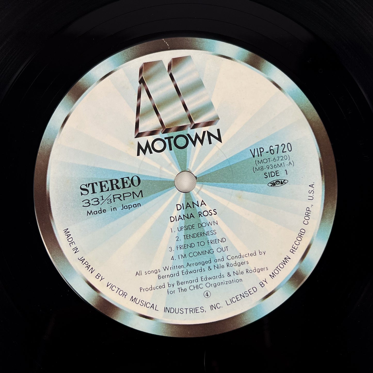 DIANA ROSS – Diana 1ª Edizione Giapponese – Motown VIP-6720 1980