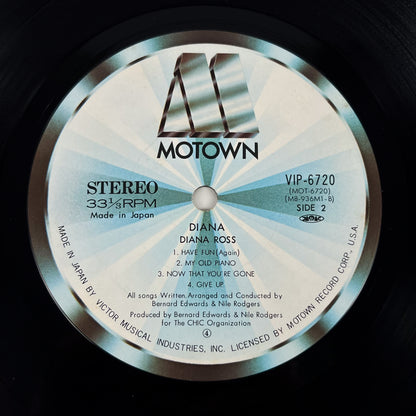 DIANA ROSS – Diana 1ª Edizione Giapponese – Motown VIP-6720 1980