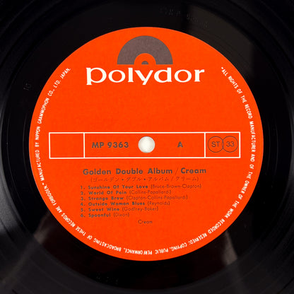 CREAM – Golden Double Album Prima Stampa Giapponese MP 9363/4 1971 2LP OBI